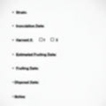 Fruiting Chamber Cycle Tracking Sheet