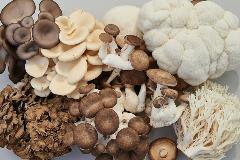 Assorted mushrooms